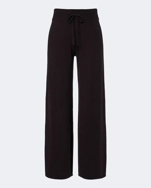 Lisa Yang Sofi Cashmere Wide-Leg Trousers - Black