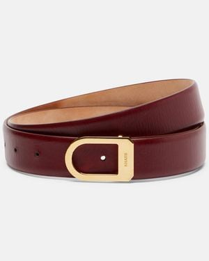 KHAITE Saddle Leather Belt - Brown