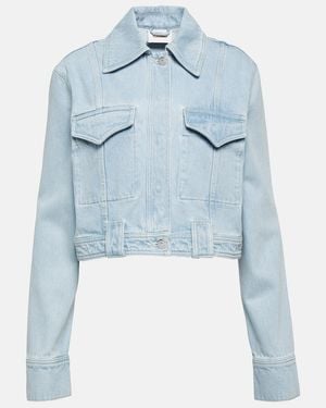 Nanushka Verena Denim Jacket - Blue