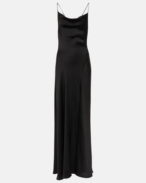 Jonathan Simkhai Finley Satin Gown - Black