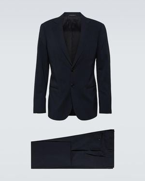 Giorgio Armani Wool Suit - Blue