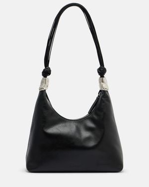 STAUD Schultertasche Cuff Aus Leder - Schwarz