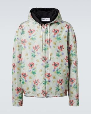Loewe Floral Reversible Jacket - Green