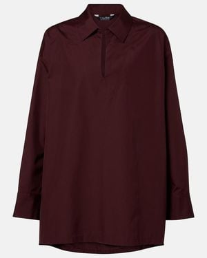 Max Mara Cotton Shirt - Purple