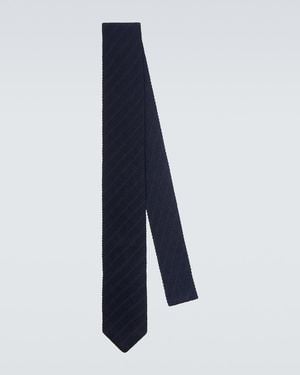 Brunello Cucinelli Krawatte Aus Seiden-Jacquard - Blau