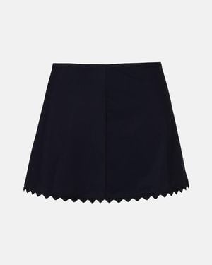 Karla Colletto Minifalda Ines Festoneada - Azul