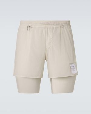 Satisfy Heatcrush 8 Desert Running Shorts - Natural