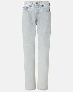 KHAITE Callum Straight Jeans - Blue
