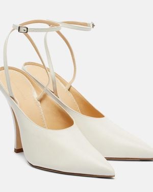Magda Butrym Leather Court Shoes - White