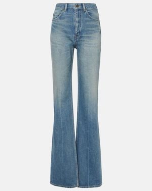 Saint Laurent 70's Flared Jeans - Blue