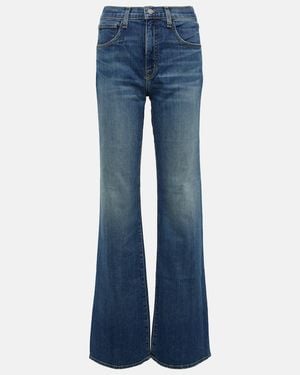 Nili Lotan Celia Bootcut Jeans - Blue