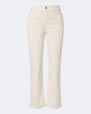 Eleventy Cropped Slim Jeans - Natural