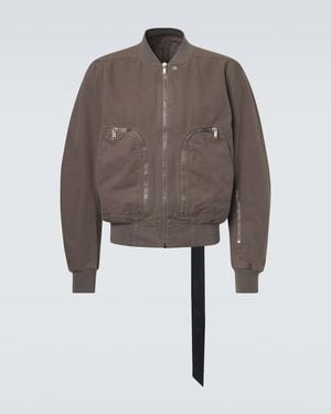 Rick Owens Bomberjacke Aus Baumwolle - Braun