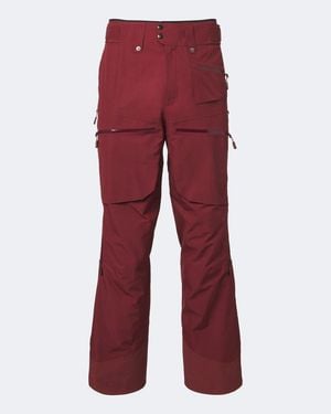 Norrøna Pantaloni Da Sci Lofoten - Rosso