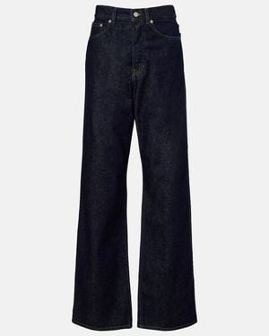 Dries Van Noten High-Rise Wide-Leg Jeans - Blue