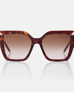 BVLGARI Serpenti Forever Square-Frame Sunglasses in Brown | Lyst display picture 1