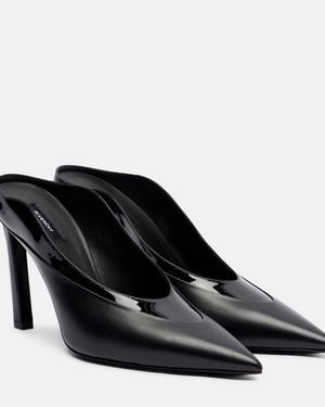 Givenchy Spiky 95 Leather Mules - Black