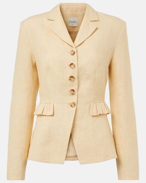 Posse Matilda Linen Jacket - Natural