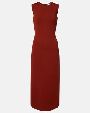 Max Mara Jersey Midi Dress - Red