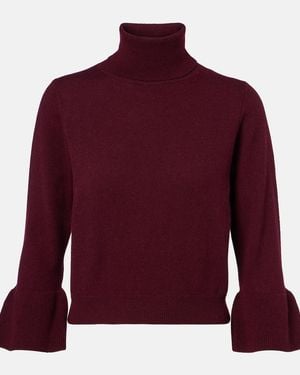 Jardin Des Orangers Turtleneck Wool And Cashmere Jumper - Purple