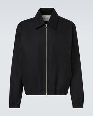 Ami Paris Ami De Cour Cotton Gabardine Jacket - Black