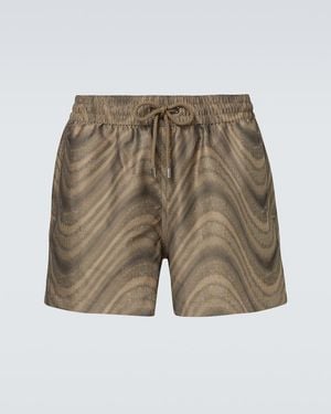 Frescobol Carioca Rio Printed Swim Trunks - Green