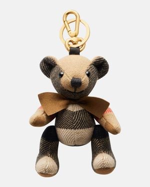 Burberry Thomas Bear Bag Charm - Metallic