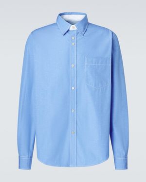 Wales Bonner Atlantic Cotton Shirt - Blue