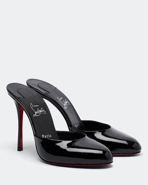 Christian Louboutin Mules Dolly De Charol - Negro
