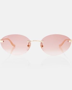 Cartier Gafas De Sol Ovaladas Panthere De Cartier - Rosa