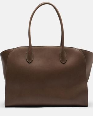 The Row Tote Bag Marlo 14 Aus Leder - Braun