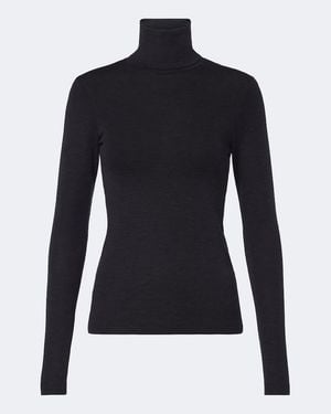 Rohe Jersey De Lana De Cuello Alto - Azul
