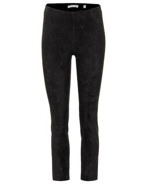 Vince Suede Leggings - Black