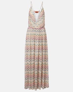 Missoni Zig Zag Maxi Dress - Natural