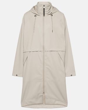 Varley Kirsten Oversized Raincoat - White