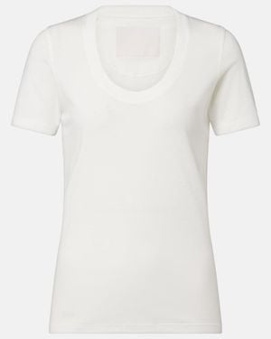 Phoebe Philo Camiseta De Jersey De Algodon - Blanco