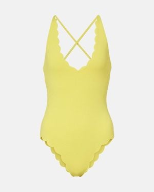 Marysia Swim North Scalloped Swimsuit - Yellow