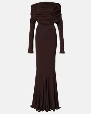 Entire studios Bound Off-Shoulder Gown - Purple