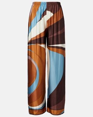 Faithfull the Brand Jensen Wide-Leg Trousers - Orange