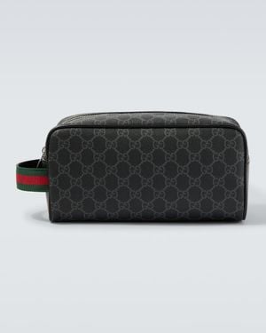 Gucci Etui Gg Aus Canvas - Schwarz
