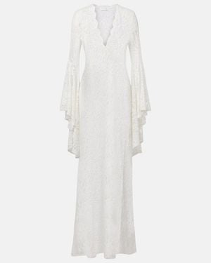 Alexandra Miro Kara Lace Beach Dress - White