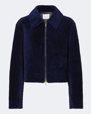 JOSEPH Liris Shearling Jacket - Blue