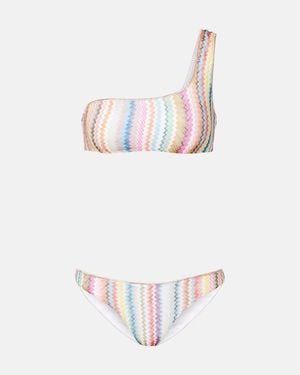 Missoni Zigzag Bikini - White