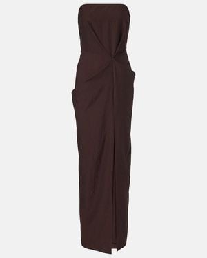 STAUD Kara Gathered Gown - Purple