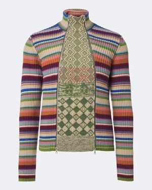 Dries Van Noten Pullover Aus Wolle - Rot