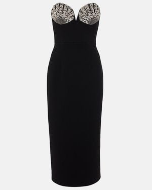 Rebecca Vallance Cordelia Embellished Midi Dress - Black