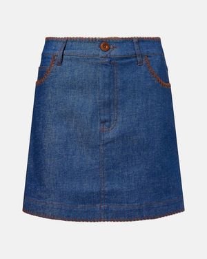 Zimmermann Jeansrock Ascension - Blau