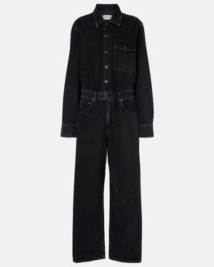 Agolde Jumpsuit Tane Aus Denim - Schwarz