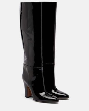 Paris Texas Lavinia 100 Patent Leather Knee-High Boots - Black