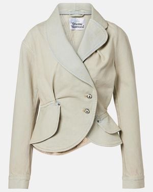 Vivienne Westwood Stormy Faded Denim Jacket - Natural